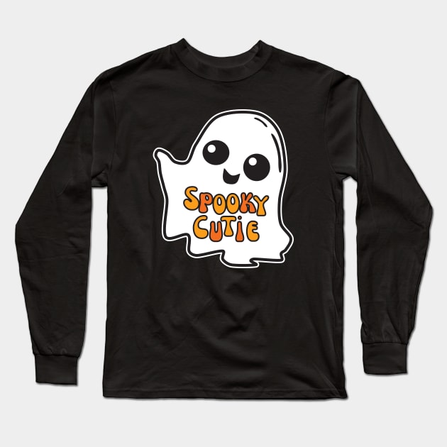Spooky Cutie Ghost Long Sleeve T-Shirt by Nice Surprise